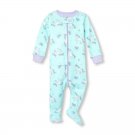 NWT The Childrens Place Unicorn Footed Stretchie Sleeper Pajamas 2T 3T 4T 5T