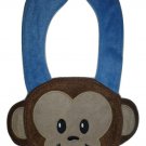 NEW Blue Monkey Baby Boys Terry Cloth Teething Drool Bib