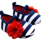 NEW Baby Girl 4th of July Mary Jane Ballet Crib Shoes 0-6 6-12 12-18 M