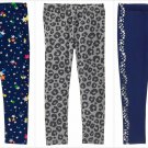 NWT Crazy 8 Girls Blue Star Print Leopard Leggings Size 3T 4T 5T