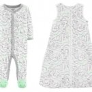 NWT Carters Dinosaur Baby Boys Footed Sleeper Pajamas Sleep Bag
