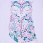 NWT The Childrens Place Foil Owl Girls Purple Short Sleeve Pajamas Set