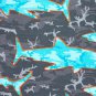 NWT The Childrens Place Sharks Boys Long Sleeve Camo Cotton Pajamas Set
