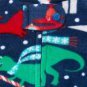 NWT The Childrens Place Boys Dinosaur Christmas Footed Fleece Sleeper Pajamas