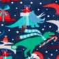 NWT The Childrens Place Boys Dinosaur Christmas Footed Fleece Sleeper Pajamas