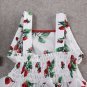 NWT Baby Girls White Strawberry Sleeveless Romper Dress 0-6 6-12 12-18 18-24 M