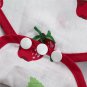 NWT Baby Girls White Strawberry Sleeveless Romper Dress 0-6 6-12 12-18 18-24 M