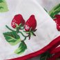 NWT Baby Girls White Strawberry Sleeveless Romper Dress 0-6 6-12 12-18 18-24 M
