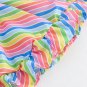 NWT Rainbow Striped Girls Sleeveless Ruffle Dress 2T 3T 4T 5T