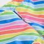 NWT Rainbow Striped Girls Sleeveless Ruffle Dress 2T 3T 4T 5T