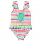 NWT Gymboree Spring Vacation Girls Jelly Fish Ruffle Swimsuit Bathing Suit