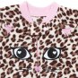 NWT The Childrens Place Leopard Cat Girls Footed Fleece Blanket Sleeper Pajamas