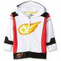 NWT Nickelodeon Blaze AJ Boys White Hooded Sweater Hoodie Jacket 2T 3T 4T 5T