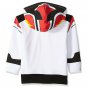 NWT Nickelodeon Blaze AJ Boys White Hooded Sweater Hoodie Jacket 2T 3T 4T 5T