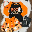 NEW Boutique Miss Bootiful Ghost Shirt  Skirt Girls Outfit Set