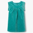 NWT Gymboree Creative Types Girls Green Velvet Sleevess Dress 2T 3T