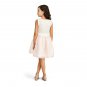 NWT The Childrens Place Girls Sleeveless Metallic Pink Striped Dress