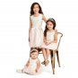 NWT The Childrens Place Girls Sleeveless Metallic Pink Striped Dress