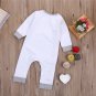 NEW Batman Baby Boys White Long Sleeve Romper Jumpsuit