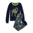 NWT The Childrens Place Boys Puff Print Dinosaur Long Sleeve Pajamas Set