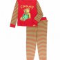 NWT Corduroy the Bear Red Long Sleeve Cotton Pajamas Set 2T 3T 4T 5T