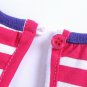 NEW Elephant Girls Pink Striped Short Sleeve Shift Dress 3T 4T 5T 6