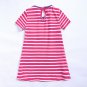 NEW Elephant Girls Pink Striped Short Sleeve Shift Dress 3T 4T 5T 6