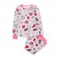 NWT The Childrens Place Tiger Tatoo Icons Girls Pink Long Sleeve Pajamas Set