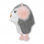 NWT The Childrens Place Girls Gray Penguin Hat Mittens Set