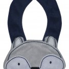 NEW Carter's Gray Wolf Baby Boys Terry Cloth Teething Drool Bib