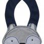 NEW Carter's Gray Wolf Baby Boys Terry Cloth Teething Drool Bib
