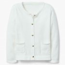 NWT Gymboree All Smiles Girls Classic White Cardigan Sweater 2T 3T