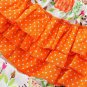 NWT Pumpkin Baby Girls Sleeveless Ruffle Halloween Romper Jumpsuit Sunsuit