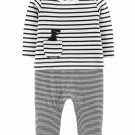 NWT Carters Baby Boys Dinosaur Long Sleeve Cotton Romper Jumpsuit