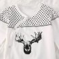 NWT Baby Boy Moose Elk Christmas Holiday Romper Sleeper Jumpsuit