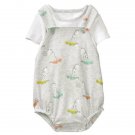 NWT Gymboree Baby Boys  Giraffe Bodysuit Overall Jumpsuit Outfit Set