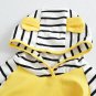 NWT Baby Boys Yellow Bear Ear Hoodie Hooded Sweater Pants Track Suit Outfit Set