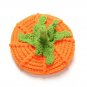 NEW Pumpkin Handmade Knitted Orange Baby Boys Girls Hat 0-6 Months