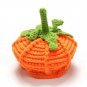 NEW Pumpkin Handmade Knitted Orange Baby Boys Girls Hat 0-6 Months