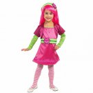NWT Deluxe Strawberry Shortcake Raspberry Tart Halloween Costume S M 4-6 8-10