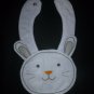 NEW Carter's Easter Bunny White Terry Cloth Teething Unisex Unisex Baby Bib