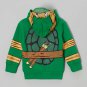 NWT Teenage Mutant Ninja Michelangelo Turtles Boys Hoodie Hooded Sweatshirt
