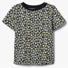 NWT Gymboree Fall Fest Skulls Boys Black Short Sleeve Halloween Shirt 2T 3T