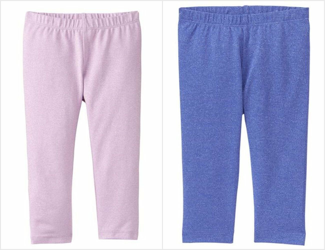 NWT Gymboree Spring Forward Uncorn University Sparkle Girls Leggings Purple Blue