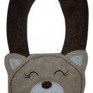 NEW Carter's Brown Kitty Cat Baby Girl Terry Cloth Teething Drool Bib