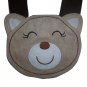 NEW Carter's Brown Kitty Cat Baby Girl Terry Cloth Teething Drool Bib