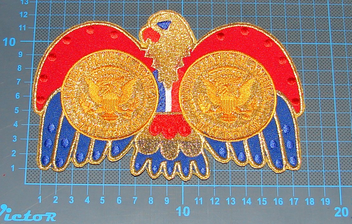 Elvis Presley jumpsuit cape american eagle costume embroidery patch