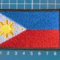 Philippine Flag Military Tactical Patch Sew on Embroidery