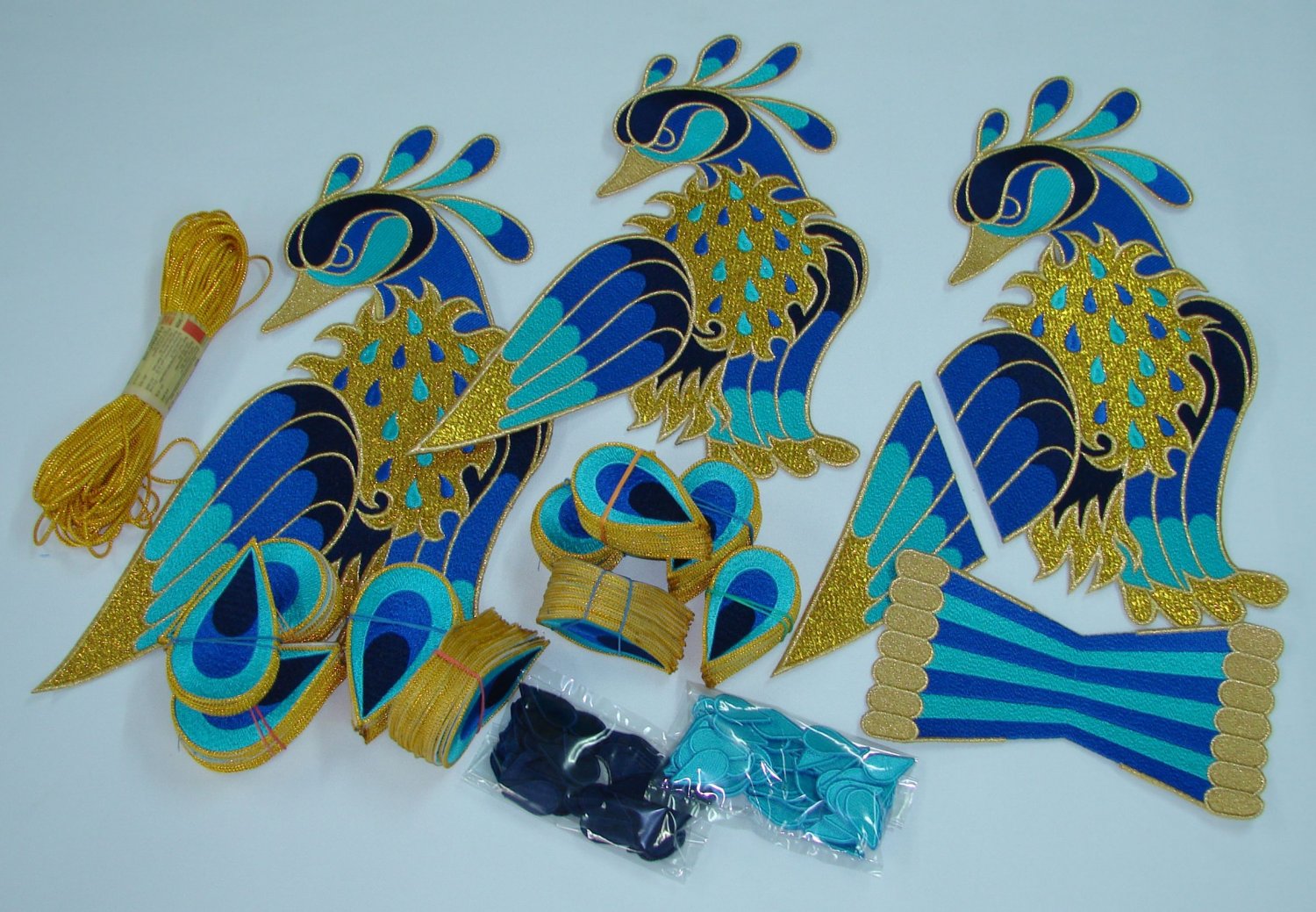 Elvis Presley Peacock Jumpsuit cape costumes patch embroidery