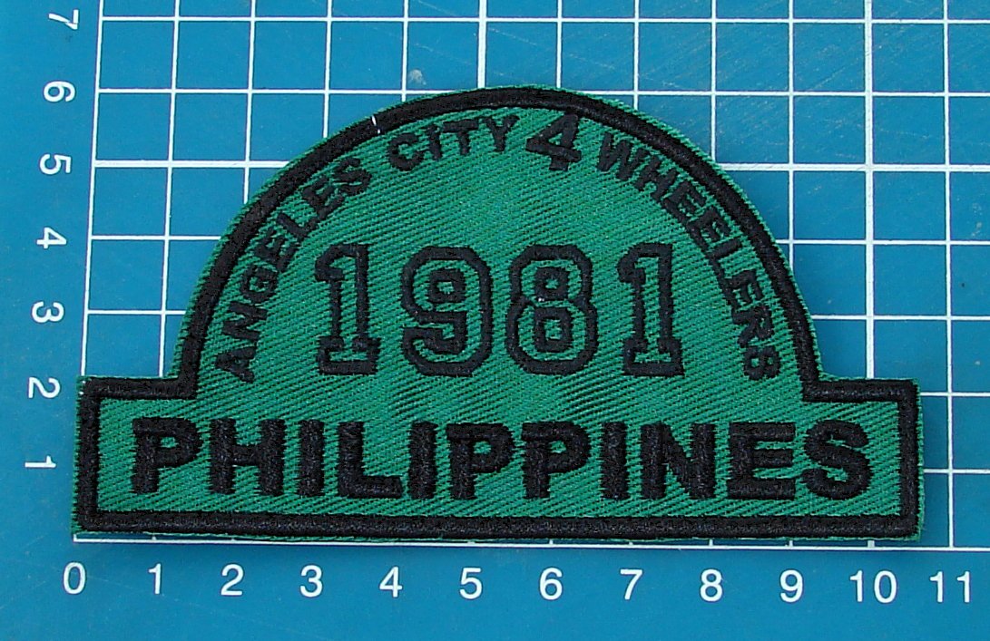 4x4 4 wheel drive Club angeles city Philippine sew on embroidery PATCH